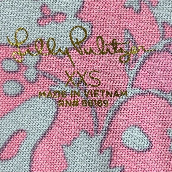 Lilly Pulitzer Marlena UPF 50+ Button Down Heron My Own Engineered - Picture 8 of 13